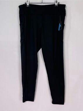 Women’s Black Pro Player Athletic Wear Wicking Leggings Sz 1X NWT ⚠️